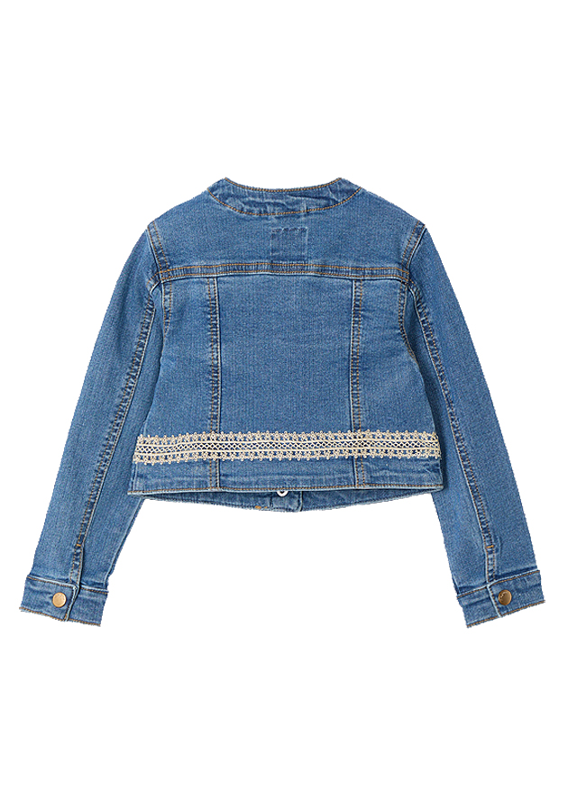 Geaca blugi - bleumarin - funda - Mayoral 7 ani, [3],bestfam.ro