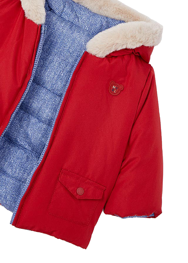 Geaca reversibila ECOFRIENDS - Bleu / Rosu - Mayoral 2-4 luni, [2],bestfam.ro