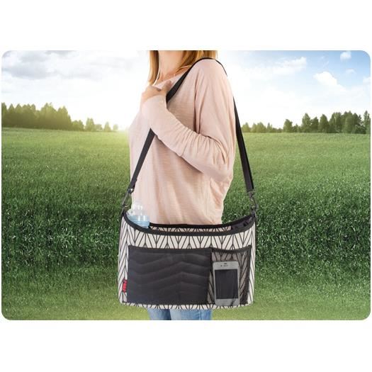 Geanta organizator cu aleza pentru schimbat scutecul bebelusului Reer Clip&Go Vario 84072, [8],bestfam.ro