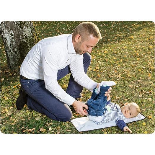Geanta organizator cu aleza pentru schimbat scutecul bebelusului Reer Clip&Go Vario 84072, [10],bestfam.ro