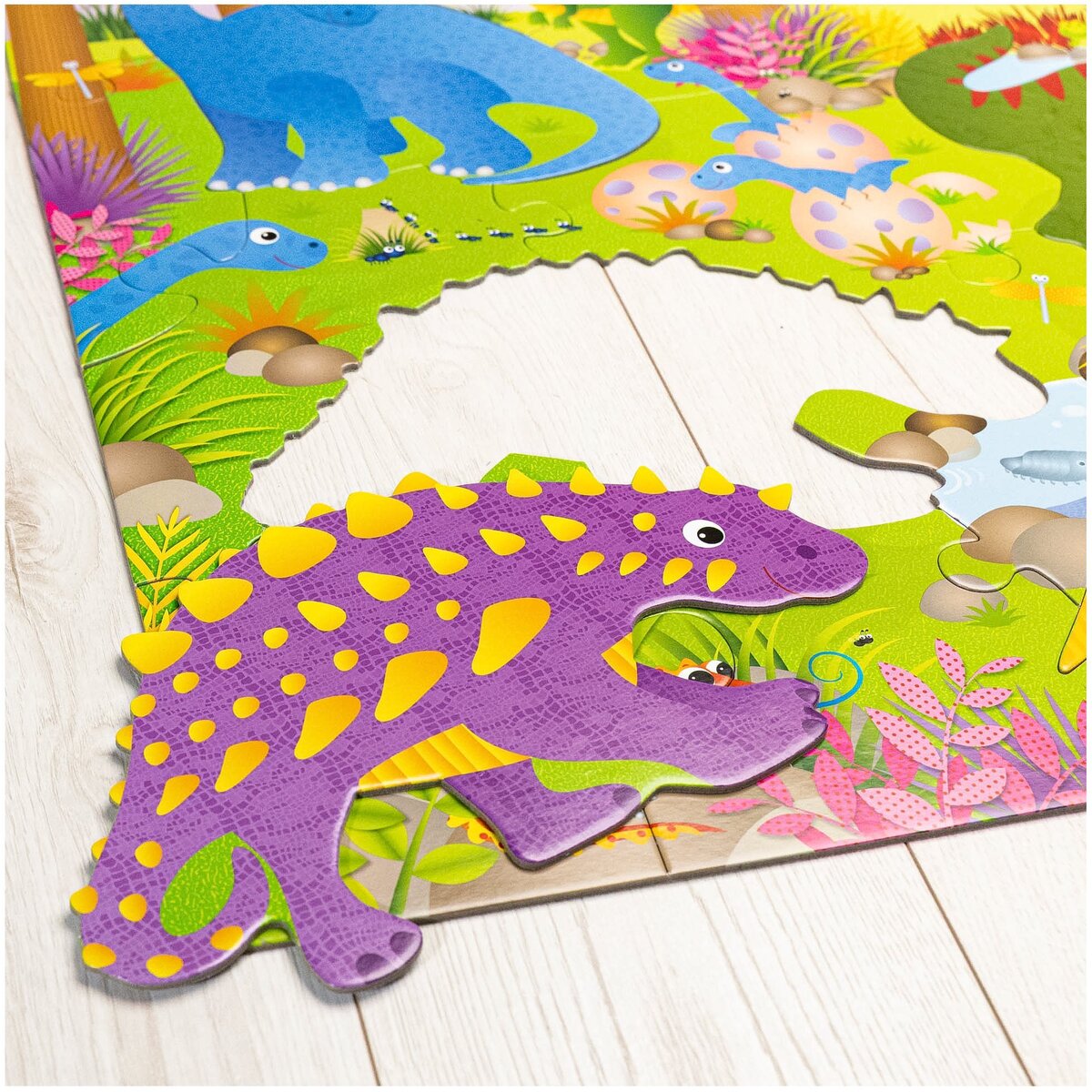 Giant Floor Puzzle: Dinozauri (30 piese), [4],bestfam.ro