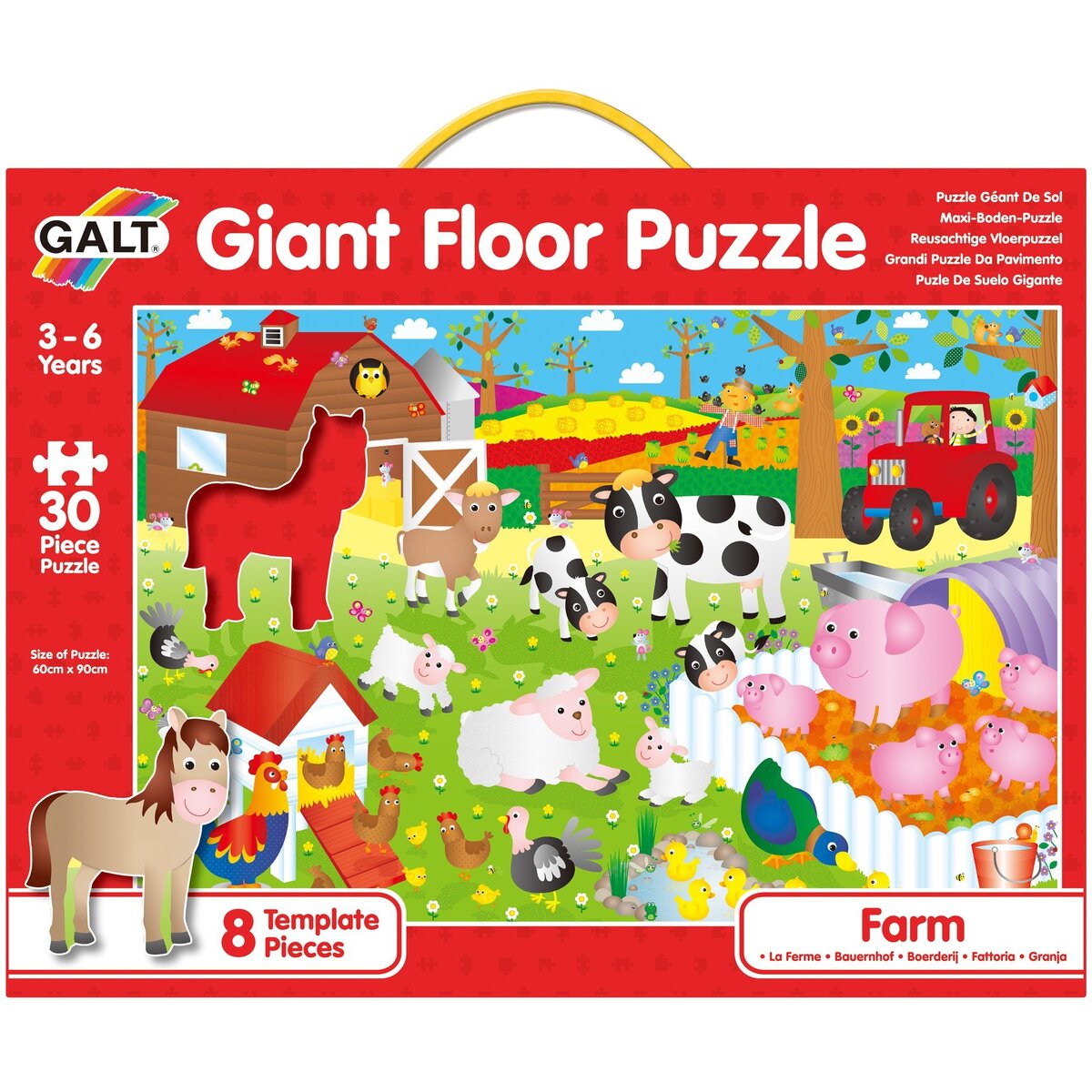Giant Floor Puzzle: Ferma (30 piese), [2],bestfam.ro