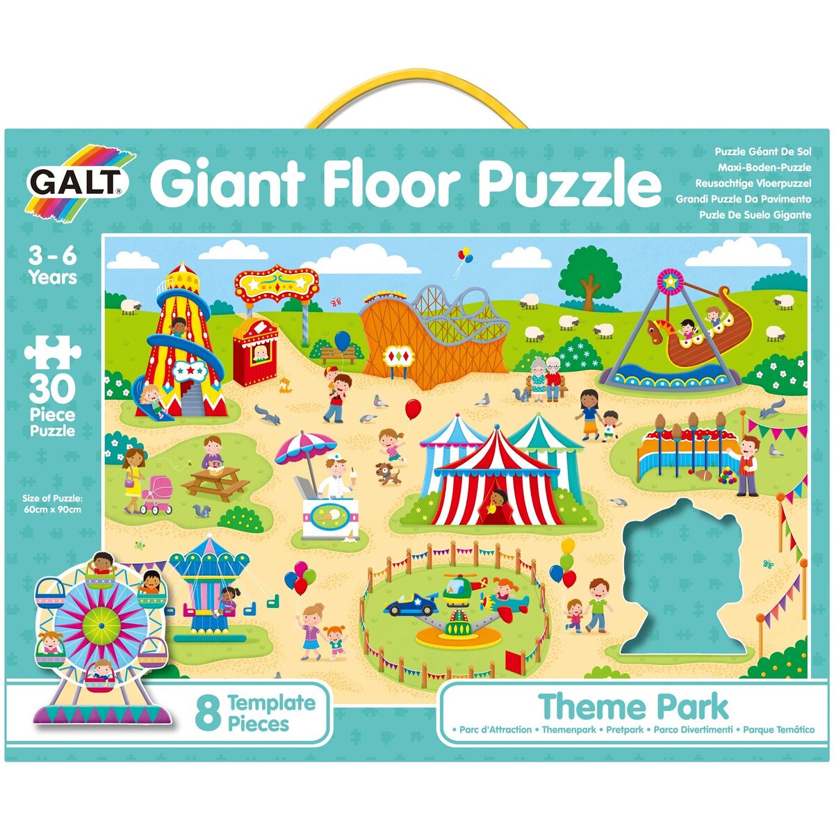 Giant Floor Puzzle: Parcul de distractii (30 piese), [2],bestfam.ro