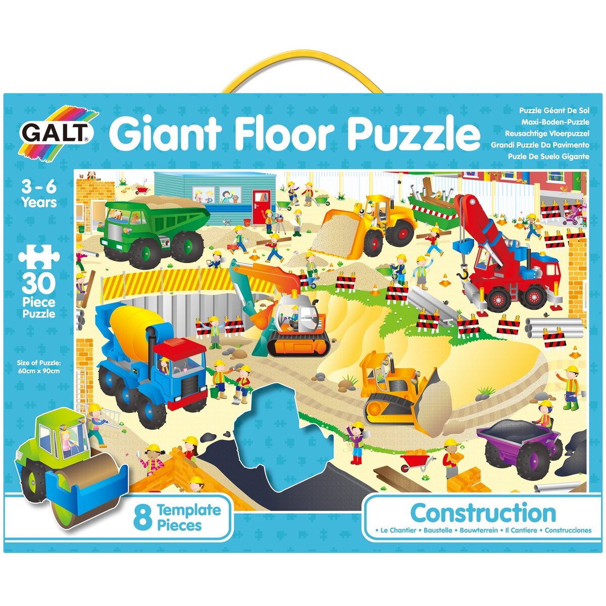 Giant Floor Puzzle: Santierul (30 piese), [2],bestfam.ro