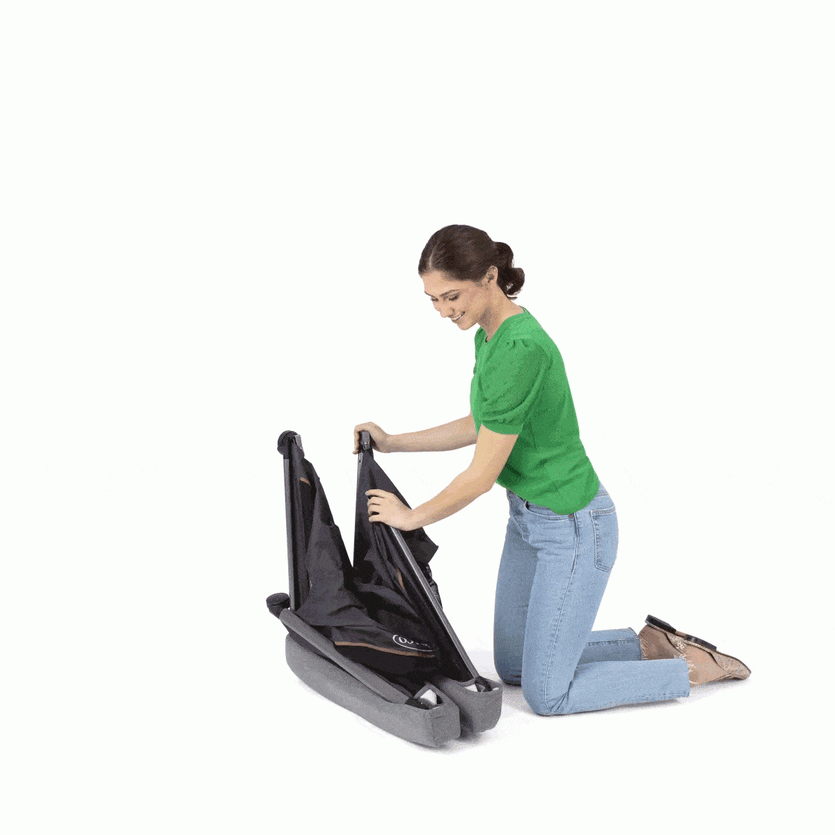 Graco - Patut de calatorie 3 in 1 transformabil in tarc FoldLite LX, Midnight, [8],bestfam.ro