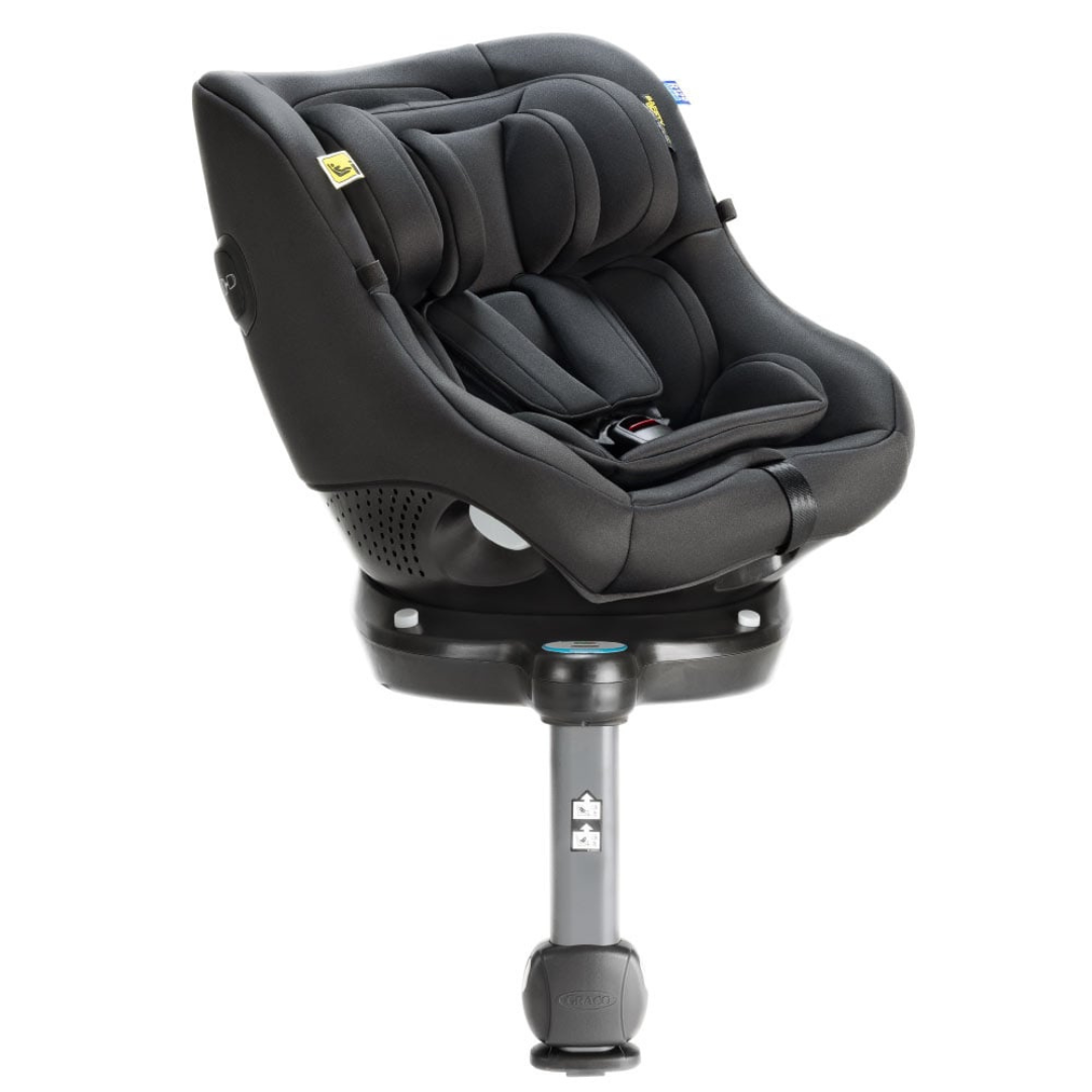 Graco - Scaun auto Turn2Me 360° DLX Midnight, 40-105 cm, certificata R129 si testat ADAC