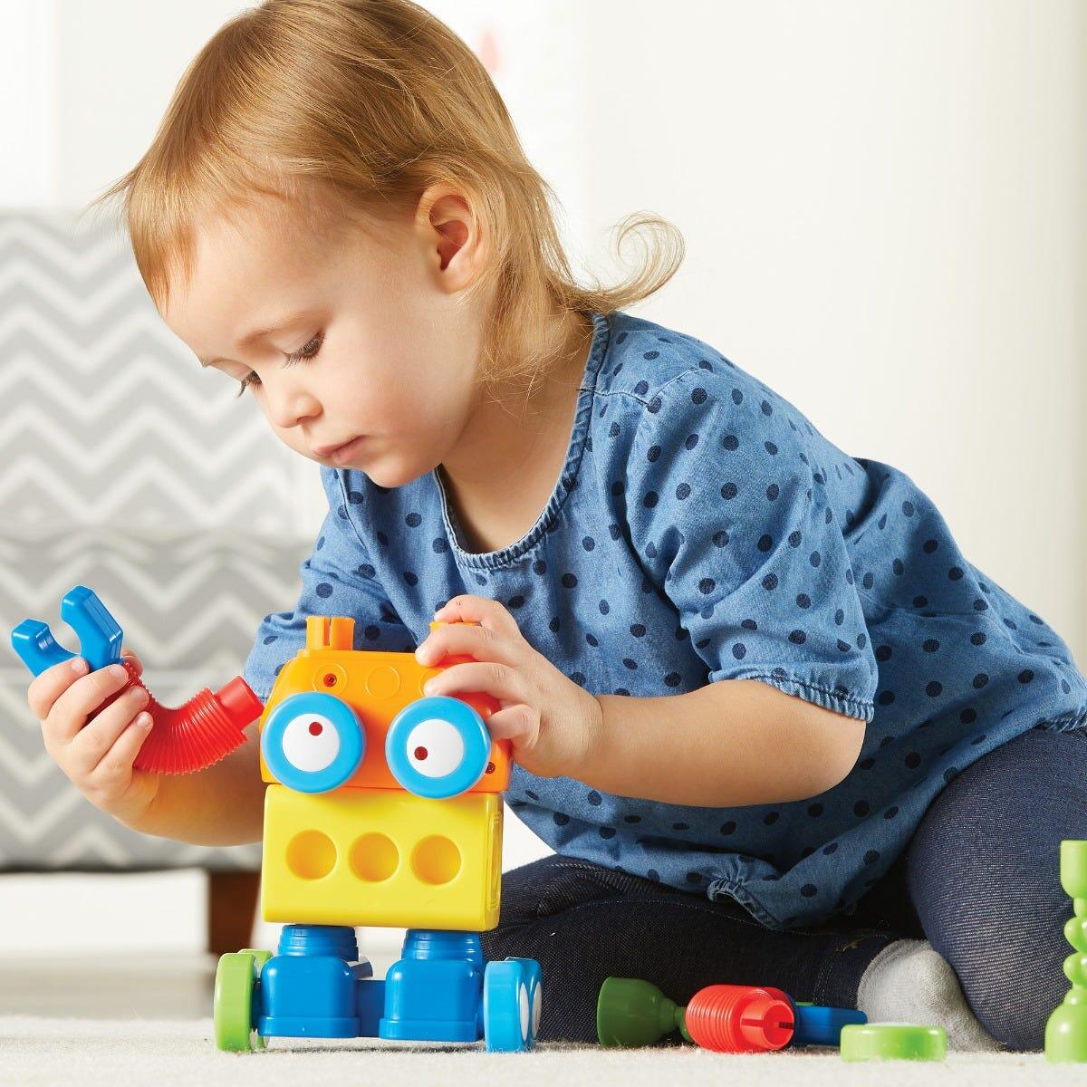 Hai sa construim - 1, 2, 3  Robotel colorat, [4],bestfam.ro
