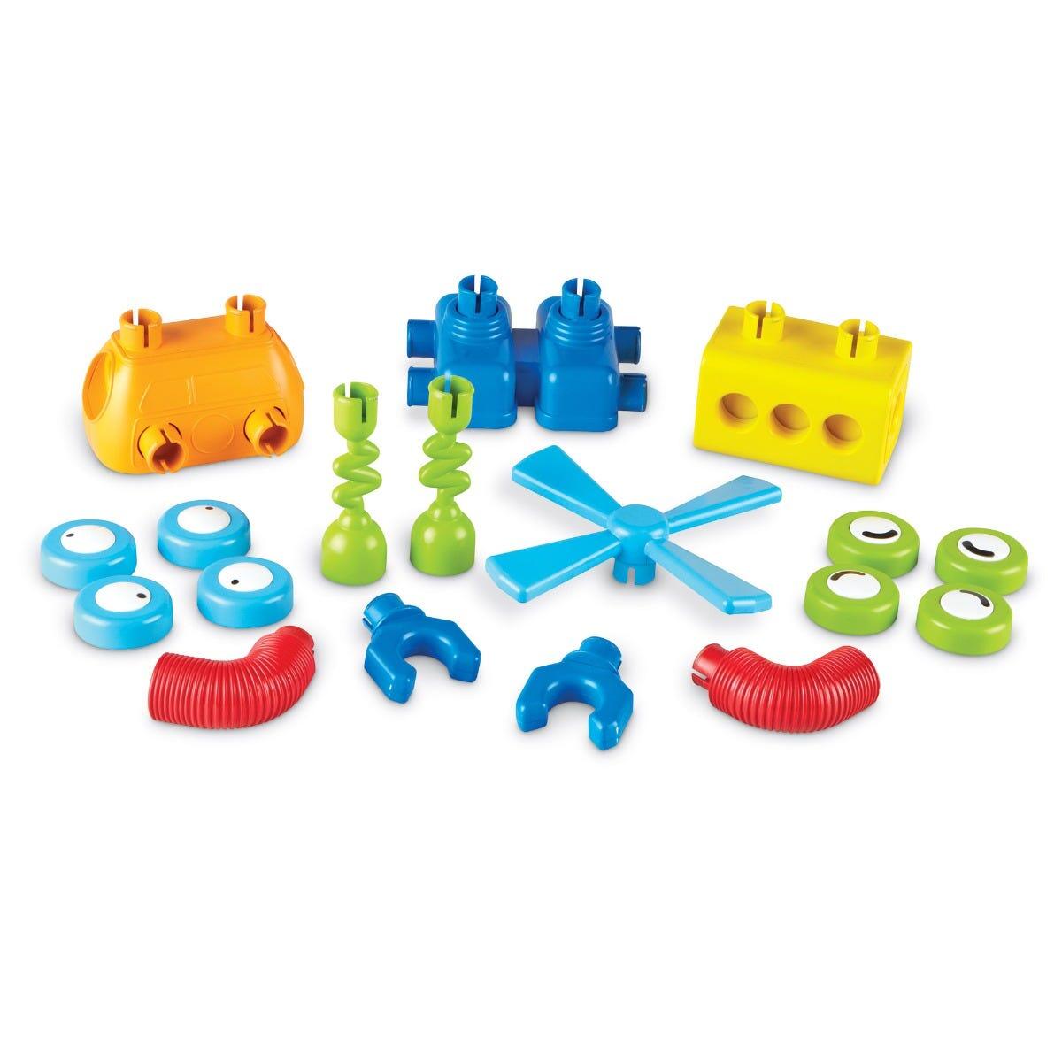Hai sa construim - 1, 2, 3  Robotel colorat, [5],bestfam.ro