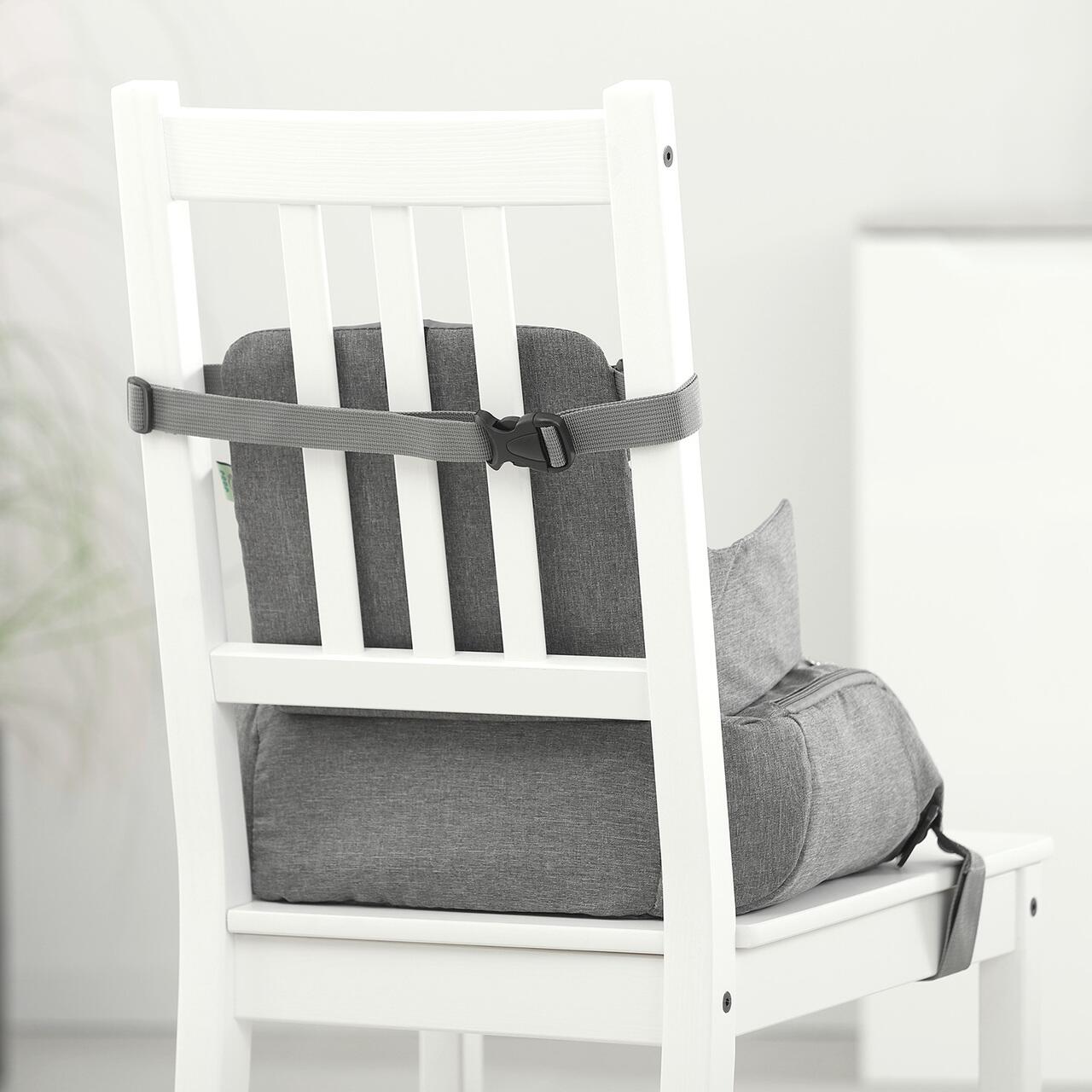 Inaltator de scaun pentru bebelusi 6-36 luni, transportabil, din plastic reciclat, Reer Growing Booster Seat 85041, [3],bestfam.ro