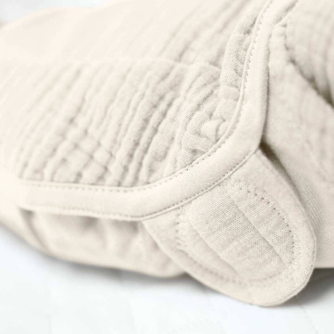 Ingenuity - Sistem de infasare Swaddle Me 0-3 luni, muselina, colectia Original, Cream, [6],bestfam.ro