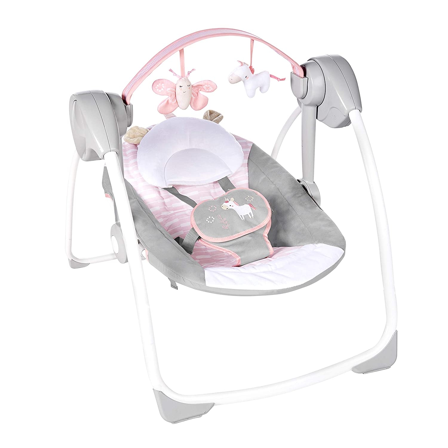 Ingenuity - Leagan portabil Comfort 2 Go Flora the Unicorn, [5],bestfam.ro