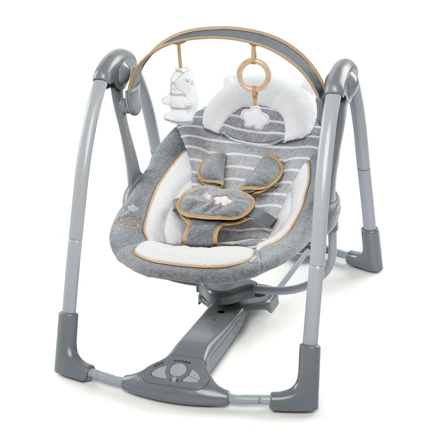 Ingenuity - Leagan portabil Swing 'n Go Portable Swing- Bella Teddy