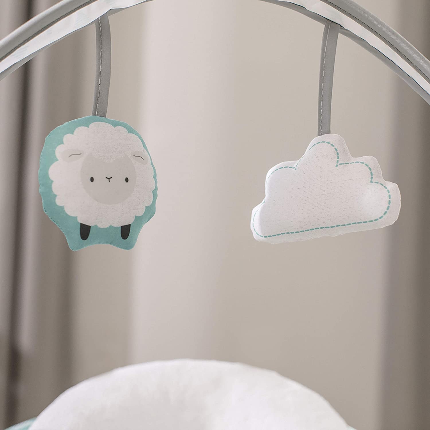Ingenuity - Leagan portabil Swingity Swing, Goji, [2],bestfam.ro