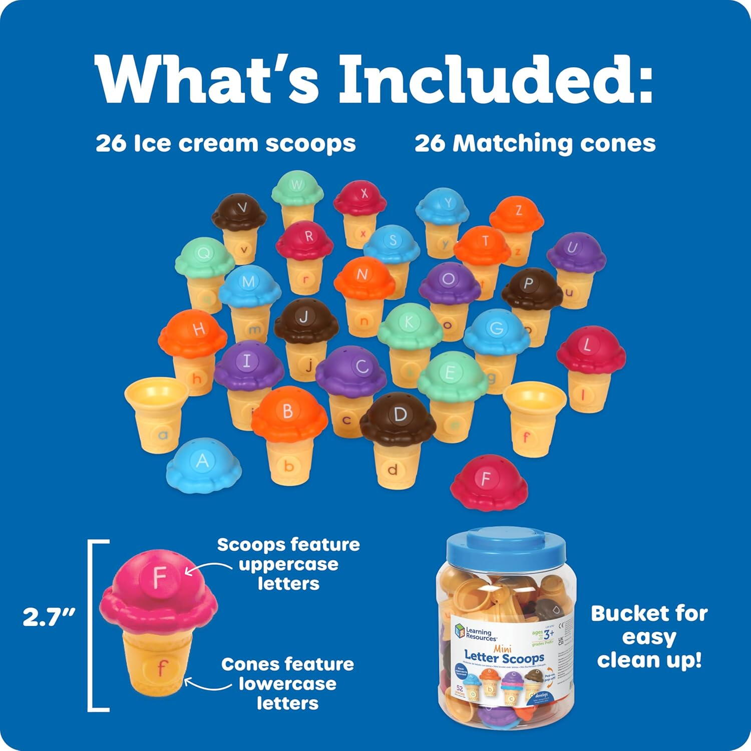 Invata Alfabetul - Inghetate colorate, [5],bestfam.ro