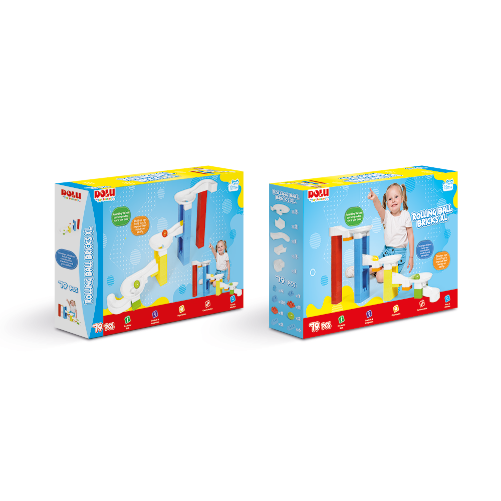 Joc de constructie - Labirintul bilutelor (79 piese), [2],bestfam.ro