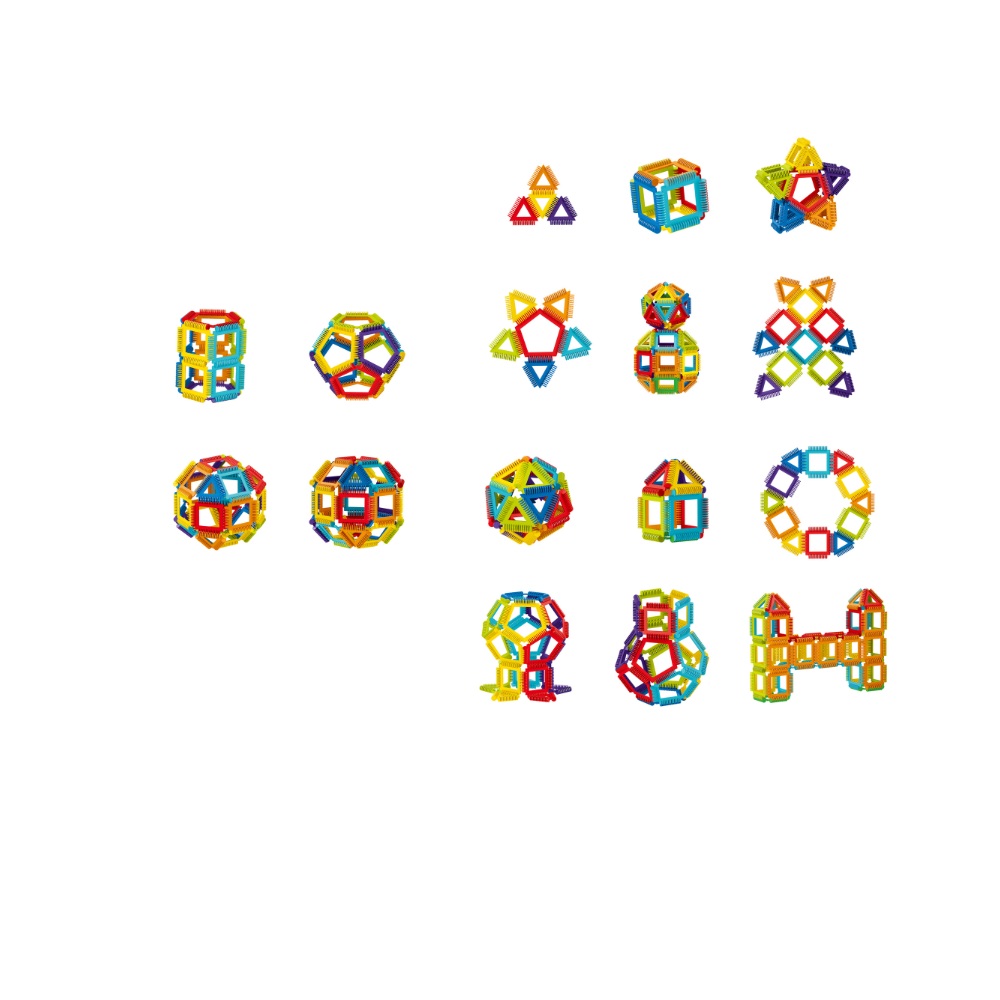 Joc de constructie STEAM - Forme magice (26 piese), [2],bestfam.ro