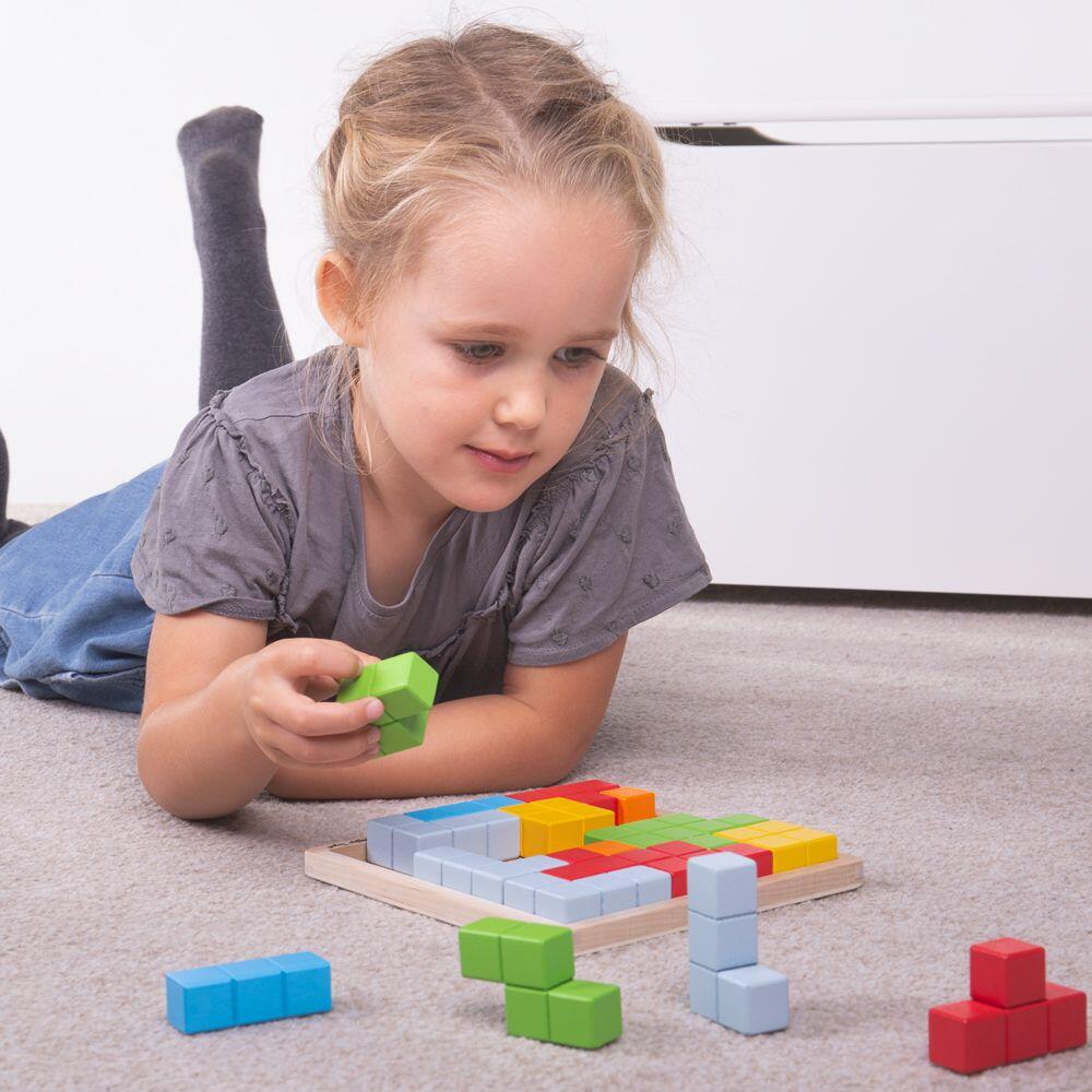 Joc de logica - Puzzle colorat, [2],bestfam.ro