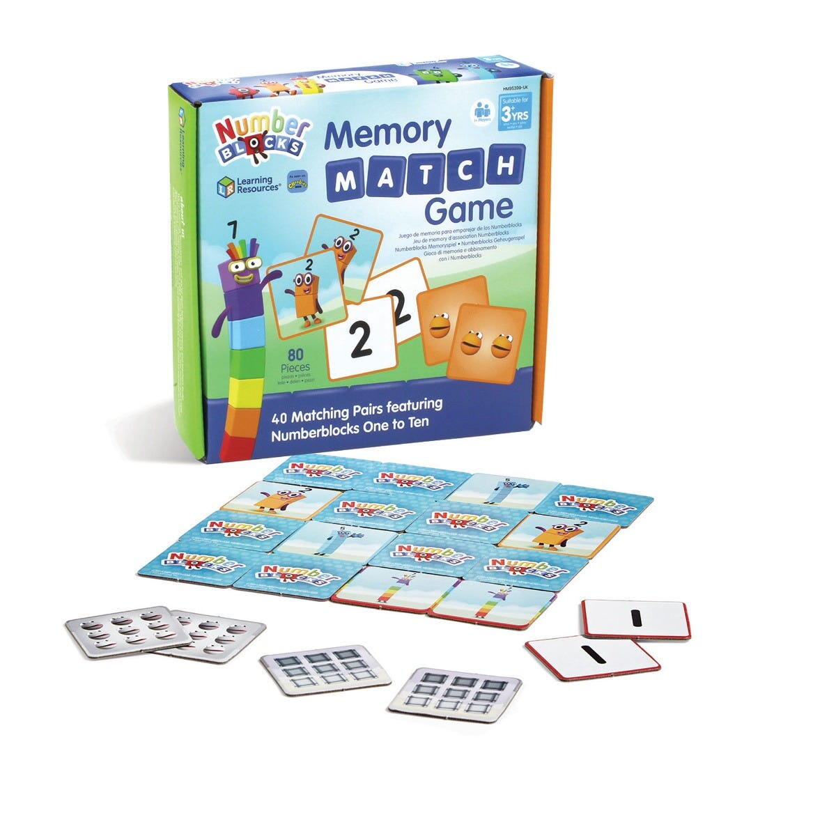 Joc de memorie - Numberblocks, [2],bestfam.ro