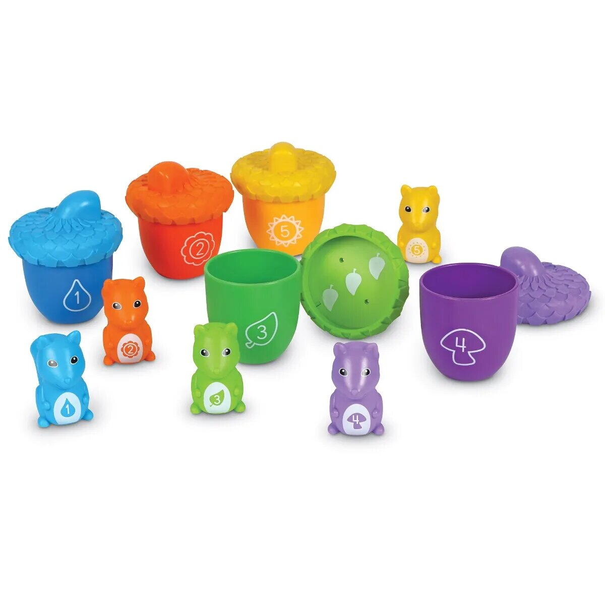 Joc de sortat si numarat - Veveritele vesele, [4],bestfam.ro