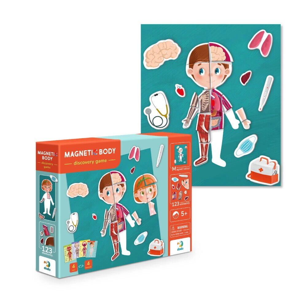 Joc magnetic - Descopera corpul uman, [3],bestfam.ro