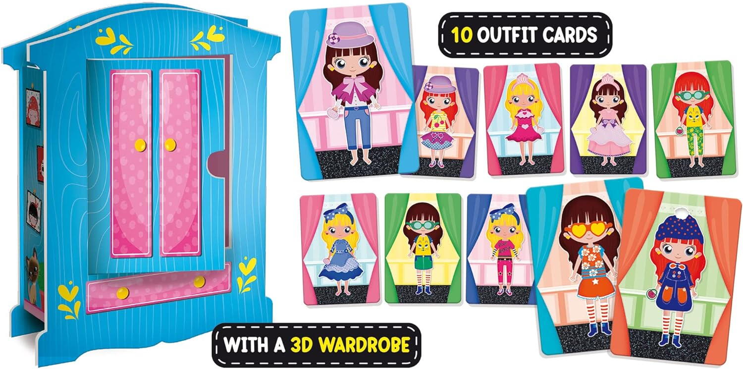 Joc magnetic Montessori - Parada modei, [3],bestfam.ro