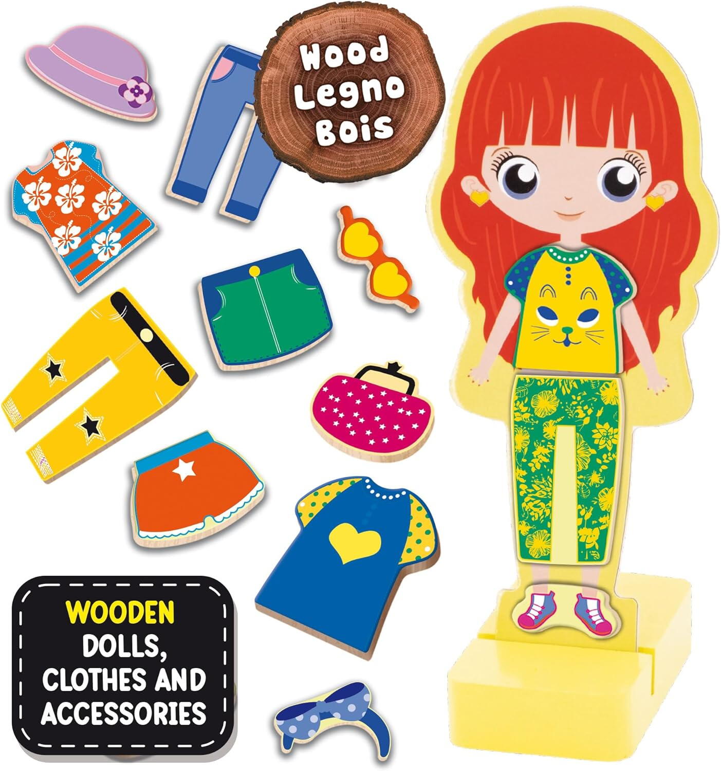 Joc magnetic Montessori - Parada modei, [4],bestfam.ro