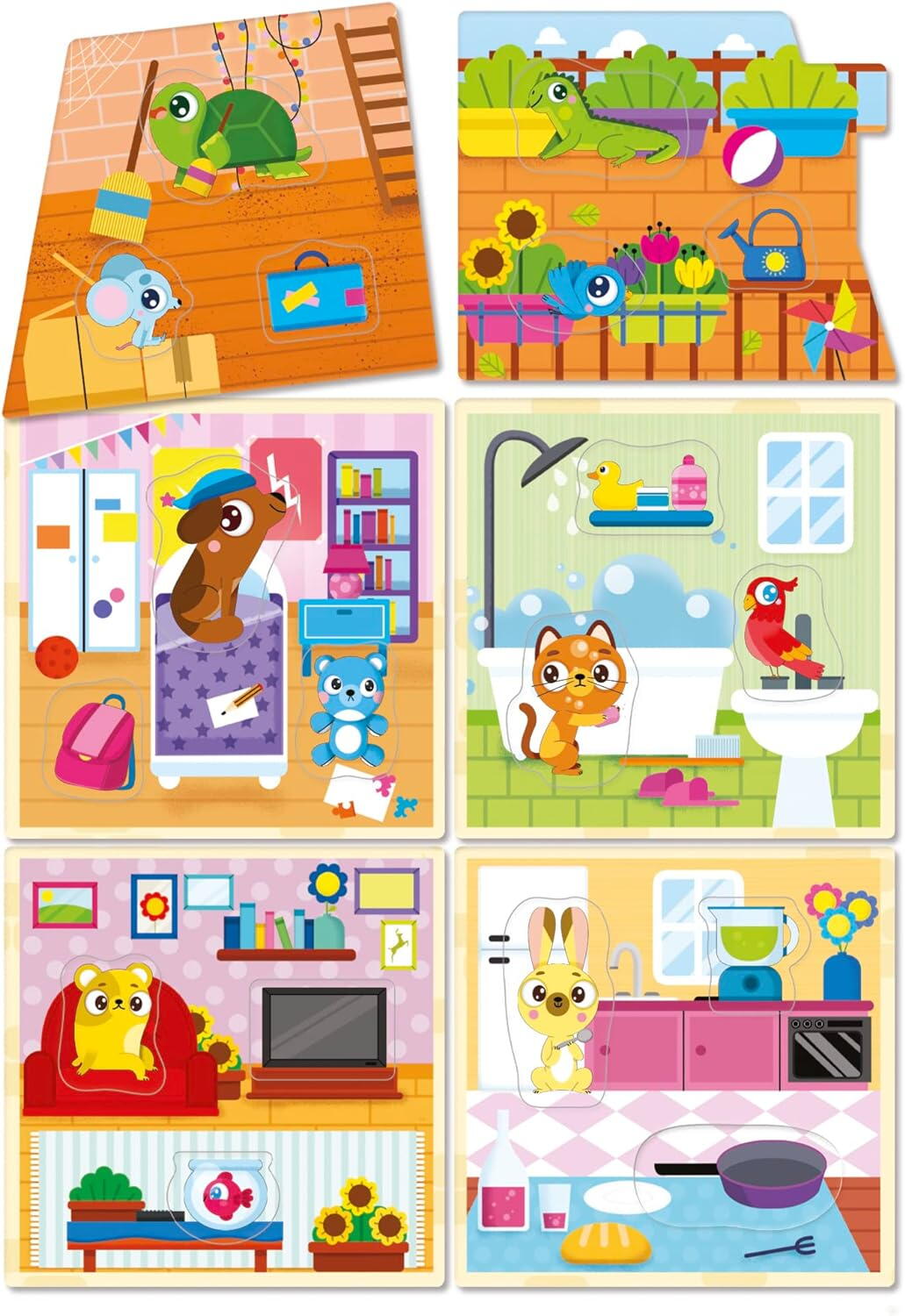 Joc Montessori  - Casuta animalutelor, [4],bestfam.ro