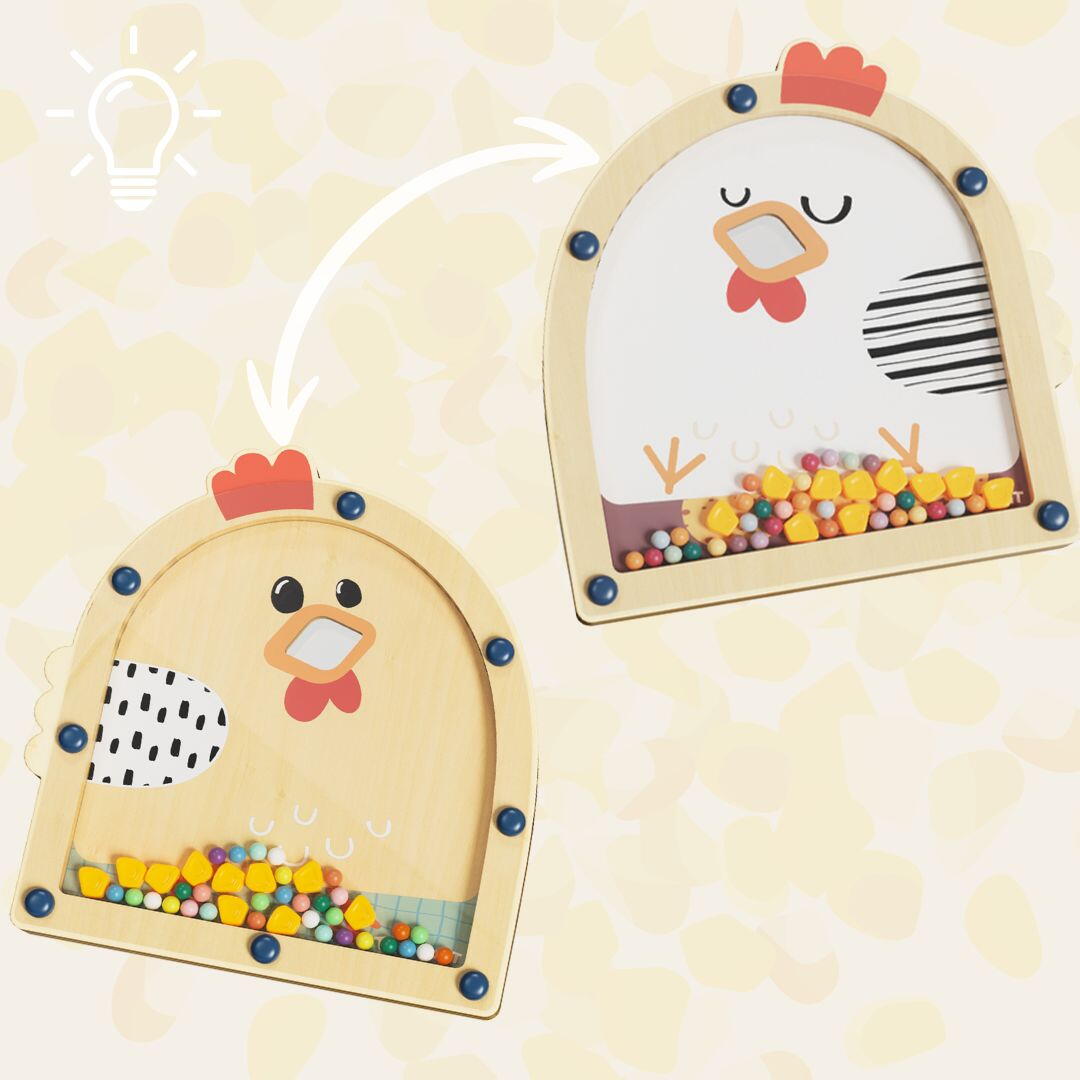 Joc Montessori - Hraneste gaina, [4],bestfam.ro