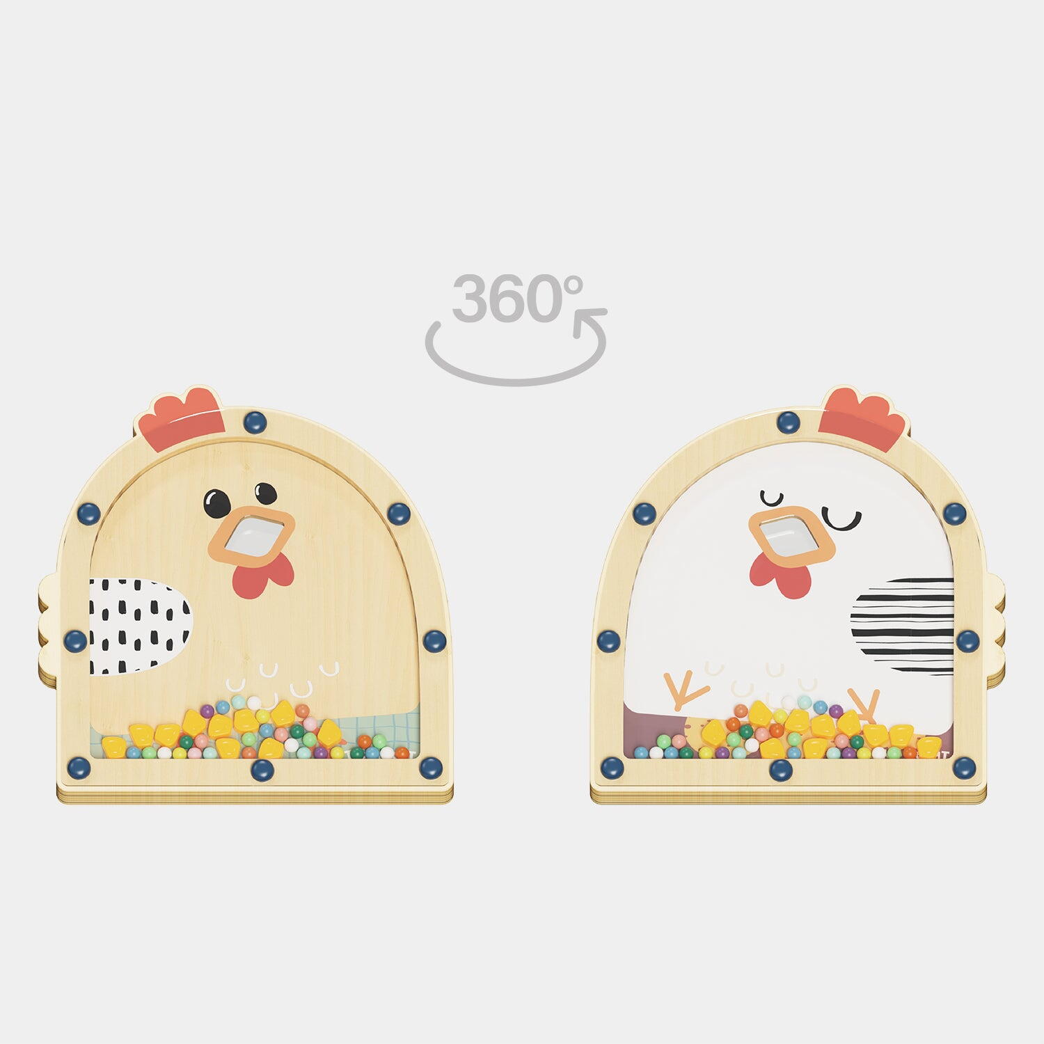 Joc Montessori - Hraneste gaina, [6],bestfam.ro