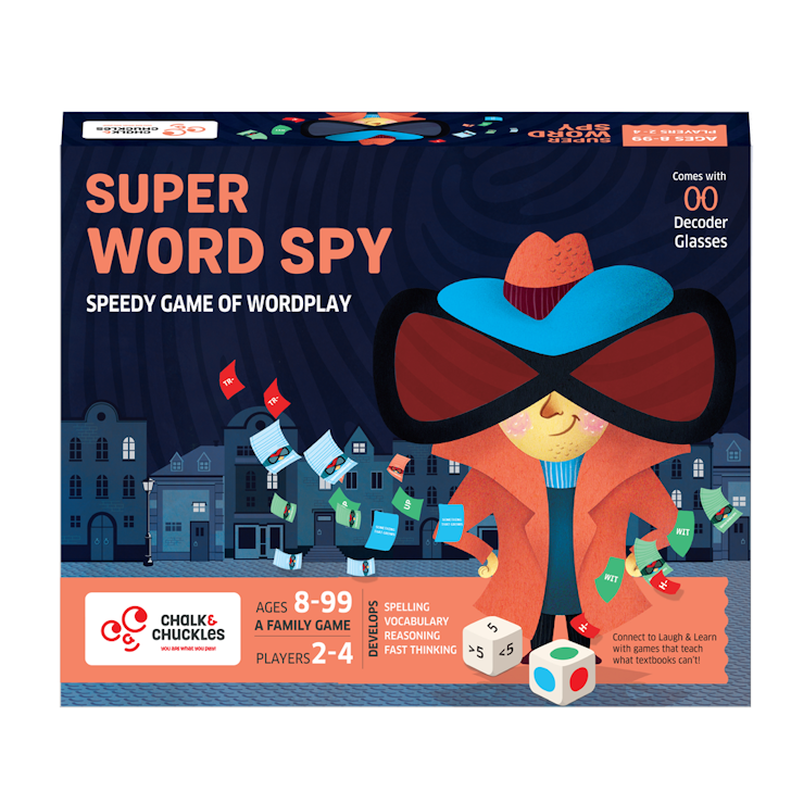 Joc - Super spionul cuvintelor - Chalk and Chuckles