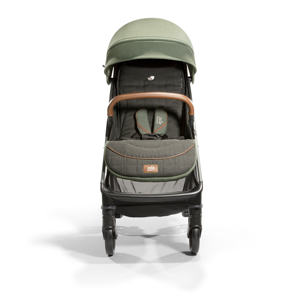 Joie - Carucior pentru copii ultracompact 2 in 1 Parcel, nastere - 22 kg, Signature Pine (Carucior Parcel Pine + Landou Ramble XL Pine), [9],bestfam.ro