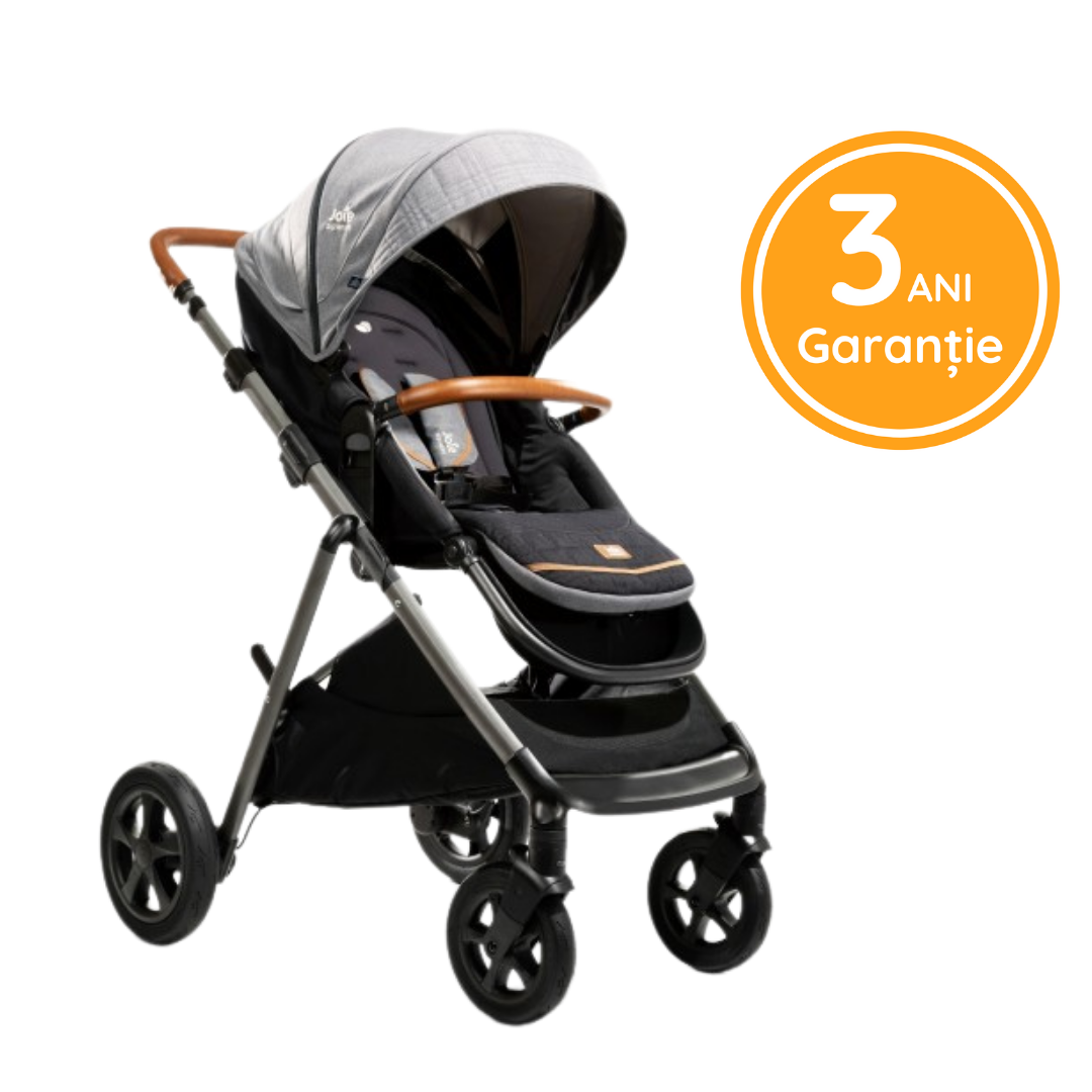 Joie - Carucior multifunctional, reglabil pe inaltime Aeria Signature, Carbon, [7],bestfam.ro