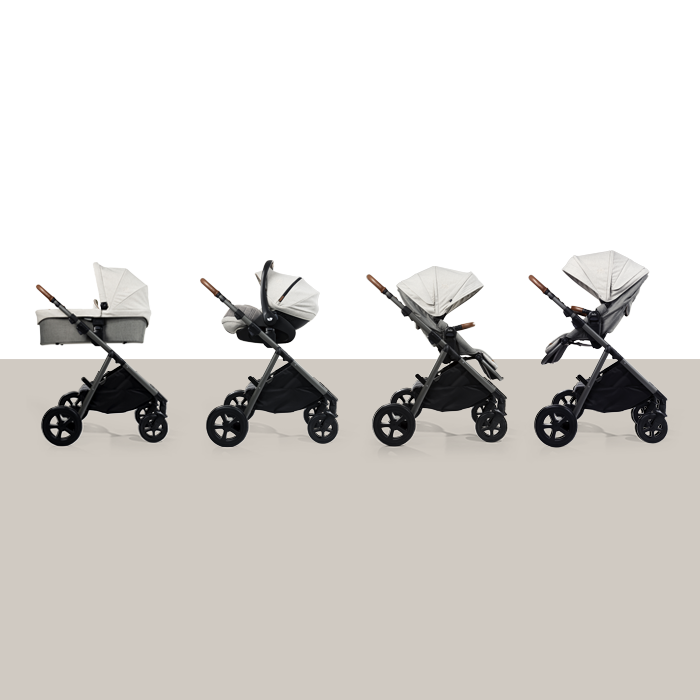 Joie - Carucior multifunctional, reglabil pe inaltime Aeria Signature, Eclipse, [7],bestfam.ro