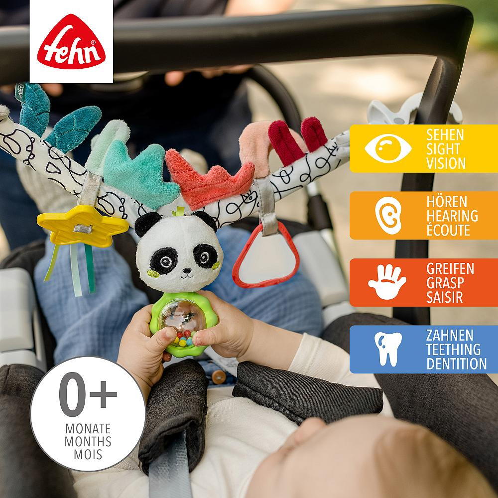 Jucarie carucior - Ursulet panda, [2],bestfam.ro