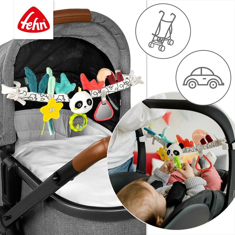 Jucarie carucior - Ursulet panda, [4],bestfam.ro