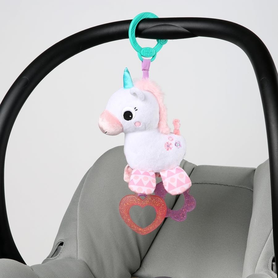 Jucarie de dentitie - Unicorn - Bright Starts, [2],bestfam.ro