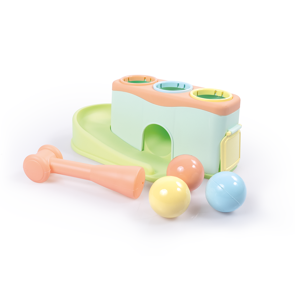 Jucarie dexteritate - Cursa bilutelor - Pastel, [2],bestfam.ro