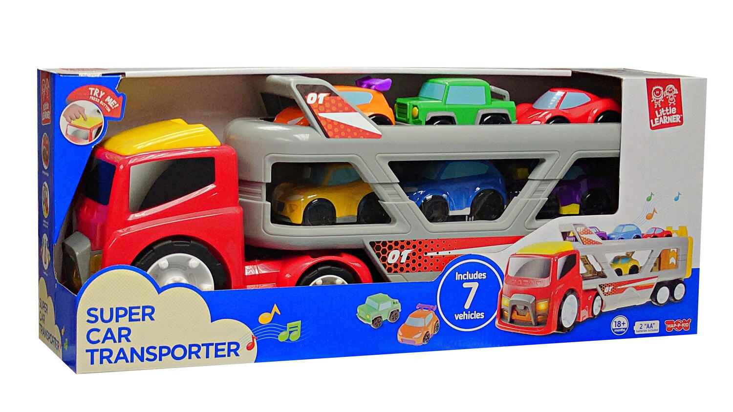 Jucarie interactiva - Camion cu platforma auto, [7],bestfam.ro