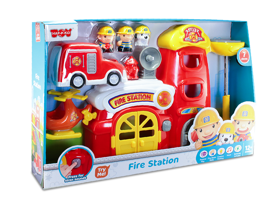 Jucarie interactiva - Prima mea statie de pompieri