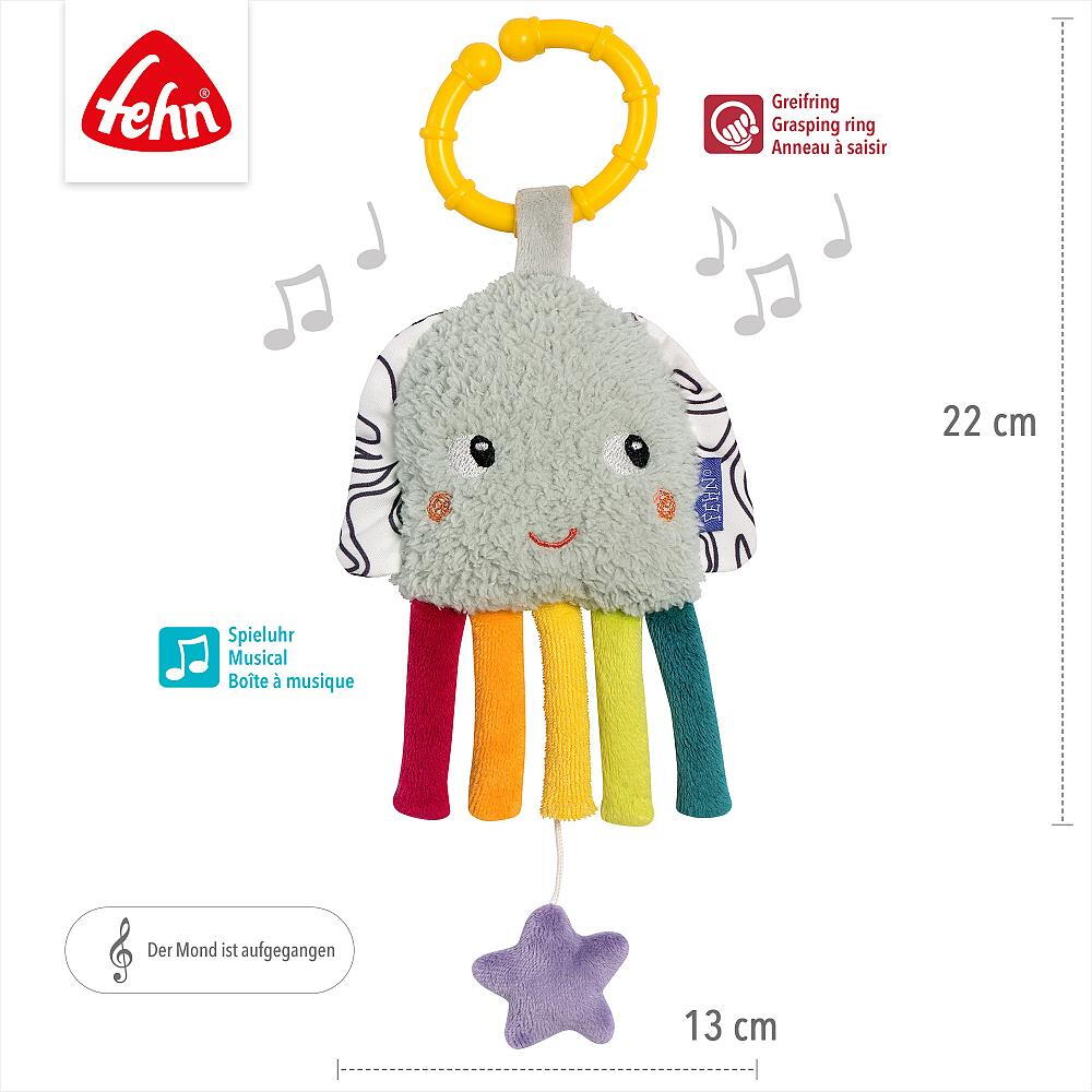 Jucarie muzicala mini - Caracatita colorata, [4],bestfam.ro