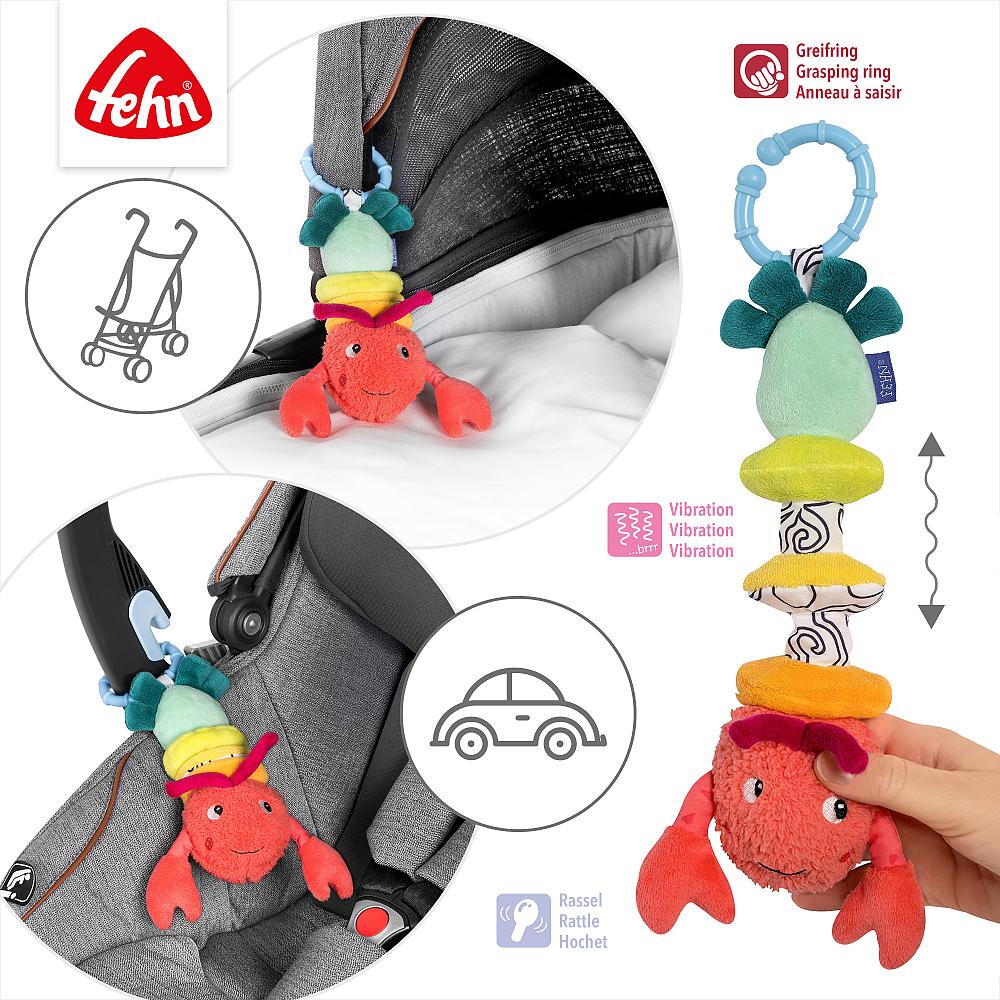 Jucarie pentru carucior cu vibratii - Racul vesel, [2],bestfam.ro