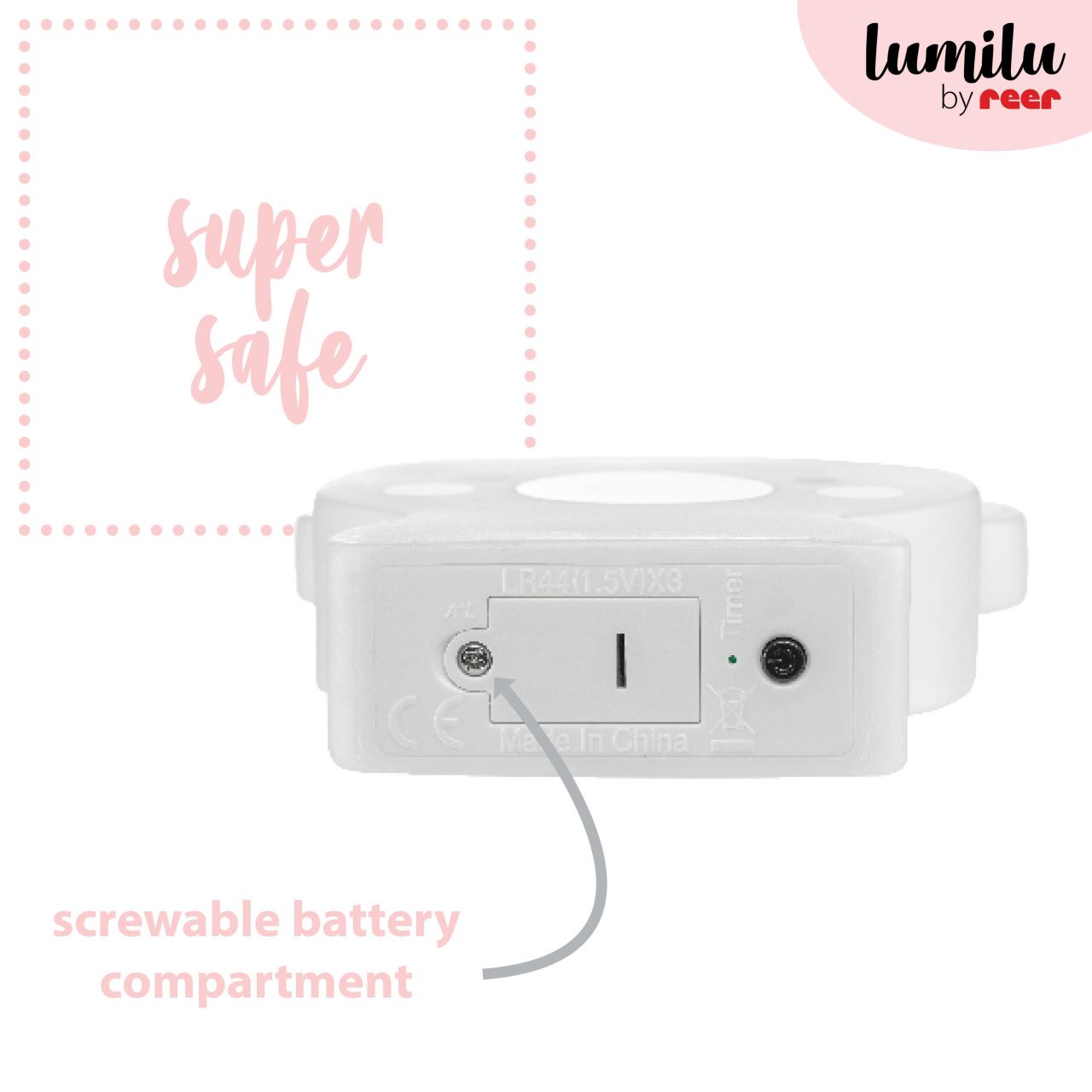 Lampa de veghe cu LED, cu oprire cronometrata, forma pisicuta, alba, Lumilu Cute Friends Cat, Reer 52320, [6],bestfam.ro