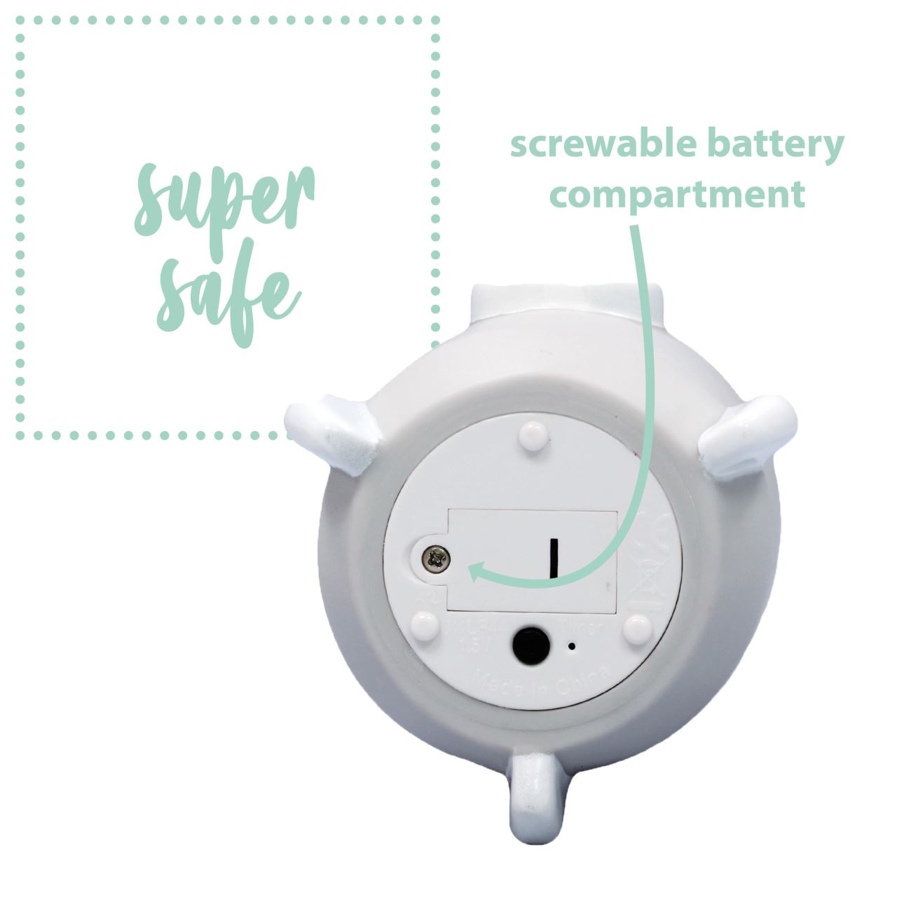 Lampa de veghe cu LED, cu oprire cronometrata, forma racheta, gri, Lumilu Sweet Dreams Rocket, Reer 52271, [6],bestfam.ro