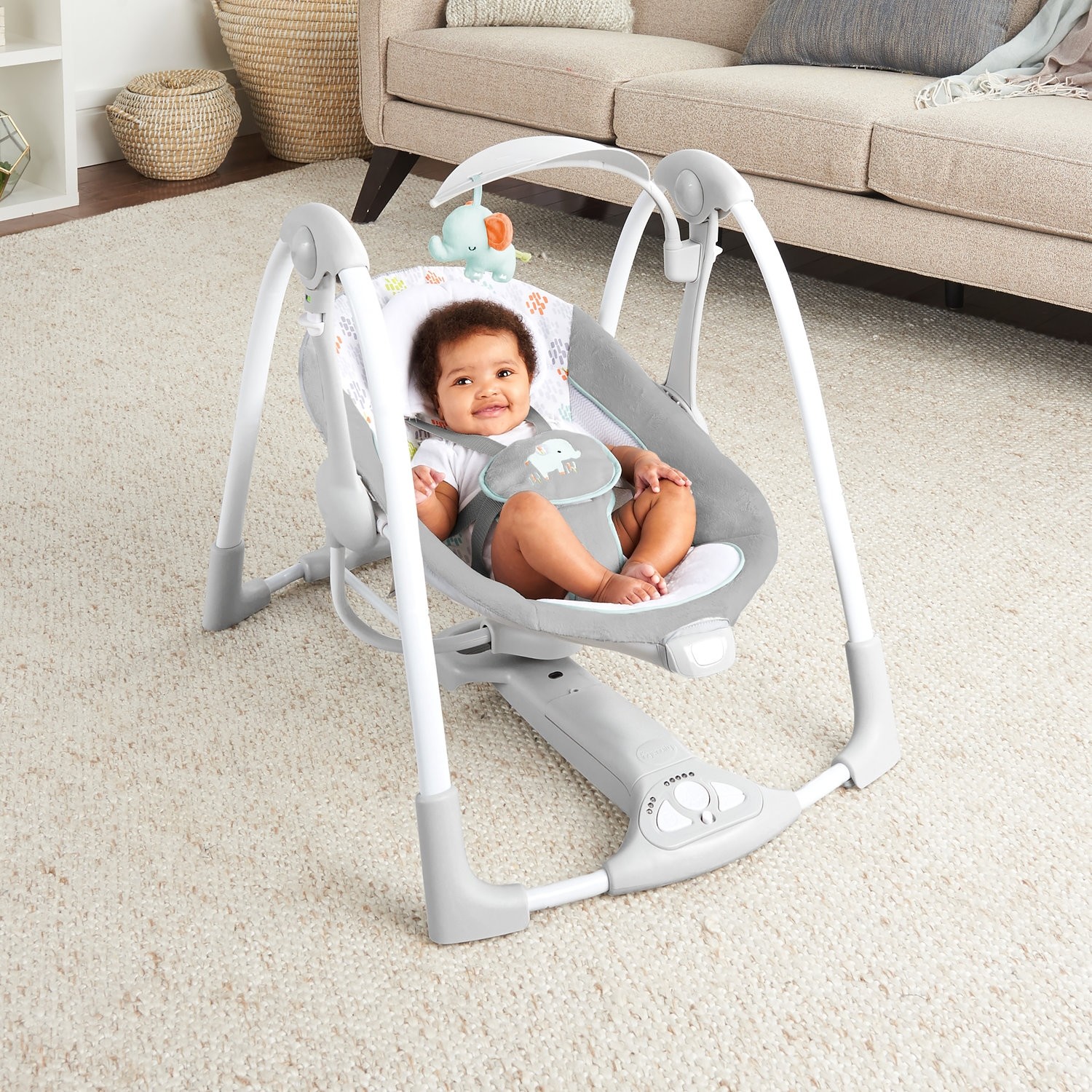 Leagan si balansoar transformabil 2in1 - Wimberly - Ingenuity, [5],bestfam.ro