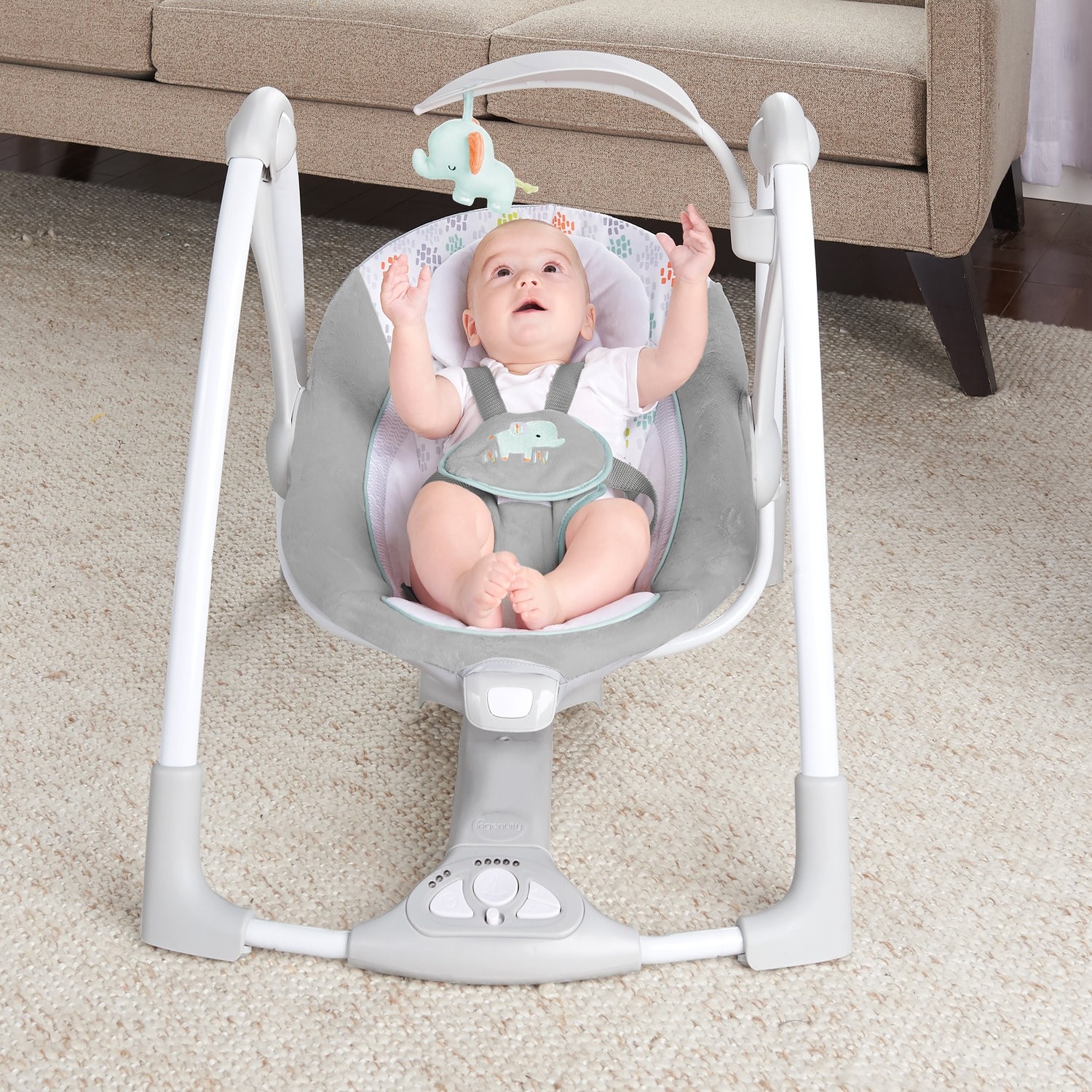 Leagan si balansoar transformabil 2in1 - Wimberly - Ingenuity, [6],bestfam.ro