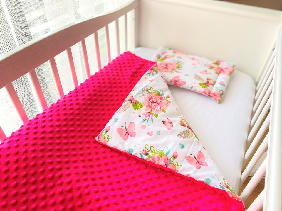 Lenjerie de pat pentru copii - Pink Bubbles Fairies - Maradalia Kids