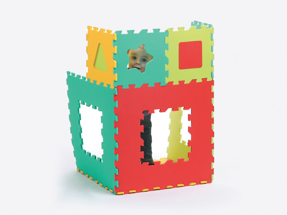 Covoras din spuma - Forme geometrice - Ludi, [3],bestfam.ro