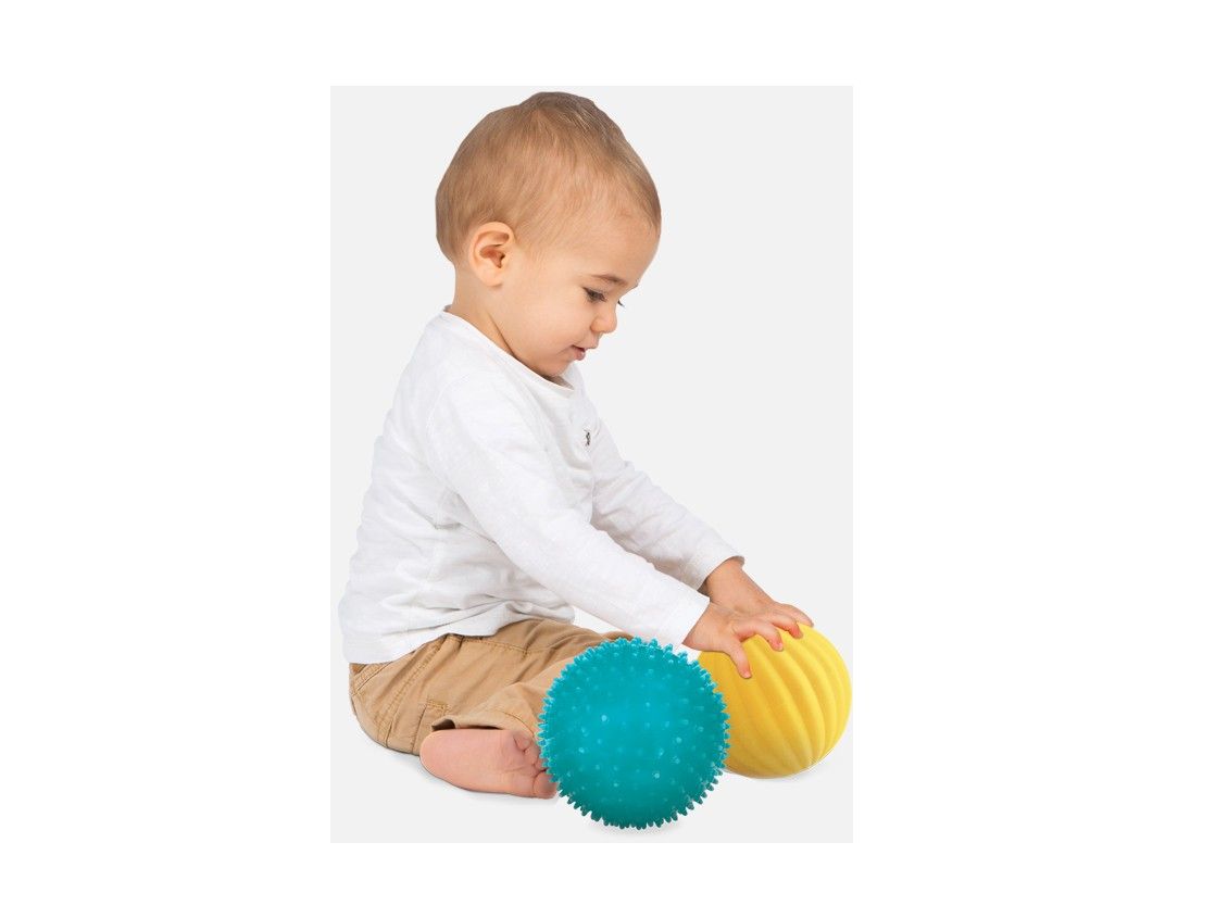 Set - 3 Mingi senzoriale mici - Ludi, [4],bestfam.ro