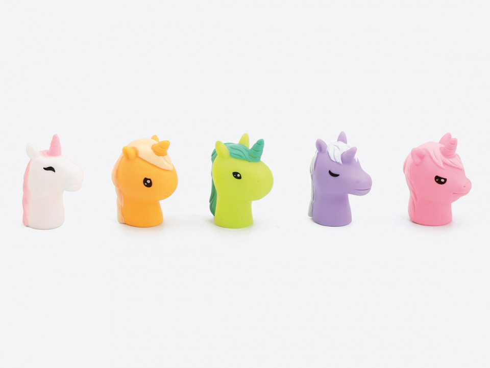 Set 5 marionete deget - Unicorn - Ludi, [2],bestfam.ro