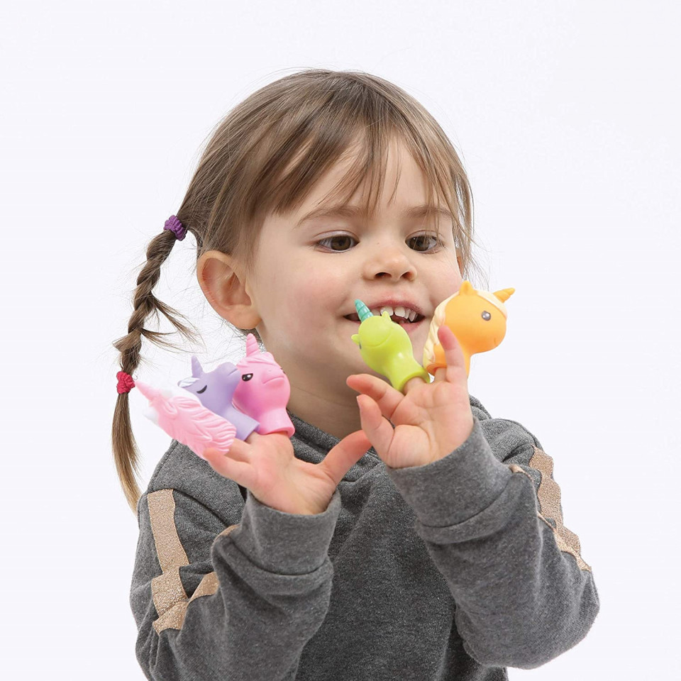 Set 5 marionete deget - Unicorn - Ludi, [7],bestfam.ro